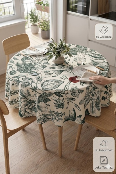 Rona Home Ειδικής σχεδίασης Πράσινο Τραπεζομάντιλο χωρίς λουλούδια, Ποιοτικό ...