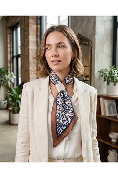 tuaipek Orman Yansıması Desen Kravat/Fular