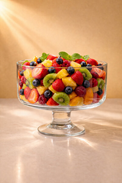 Maloria Crysta Ayaklı Meyvelik Salata Kasesi |