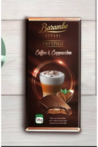 Kahvemiz Barambo Coffe ve Cappuccino Milk Chocolate 125g