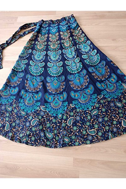 anne moda ankara Ethnic, Bohemian, 100% βαμβάκι, Organic Dye, Long, Wrap φούστα