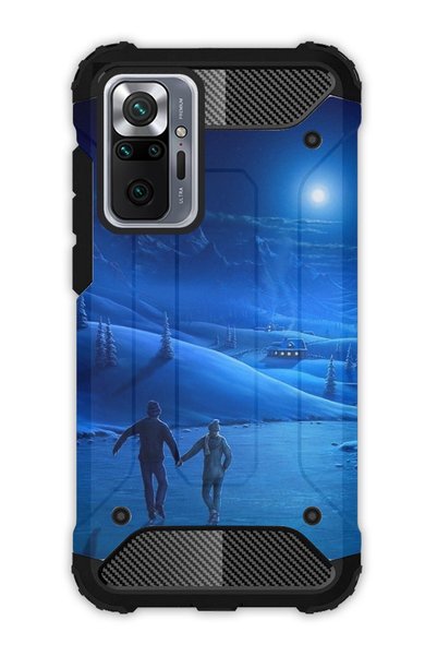 Cekuonline حافظة مطبوعة متوافقة مع هاتف Xiaomi Redmi Note 10 Pro