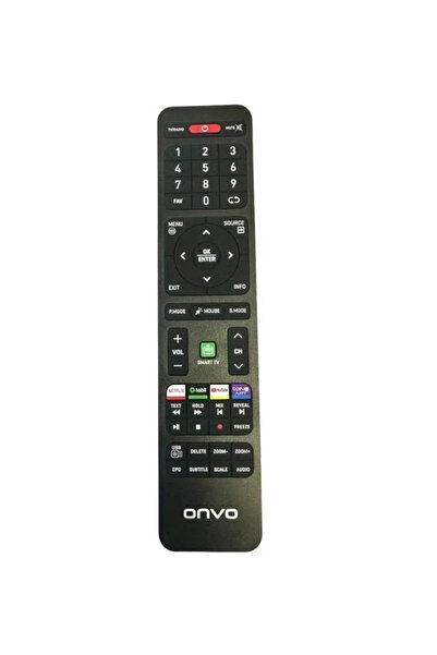 ONVO 50 OV 6000U İle Uyumlu Android Led Smart Kumanda