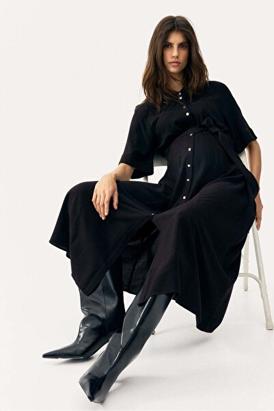 H&M فستان القميص من ماما قبل وبعد