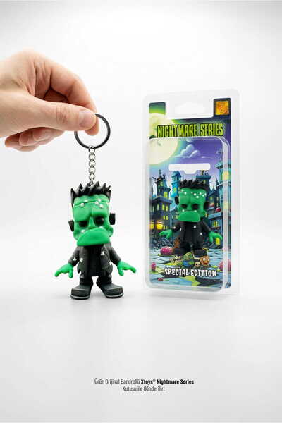 Xtoys Frankenstein Hareketli Oyuncak Çanta Charmı ve Yılbaşı Ağacı Süsü Anaht...