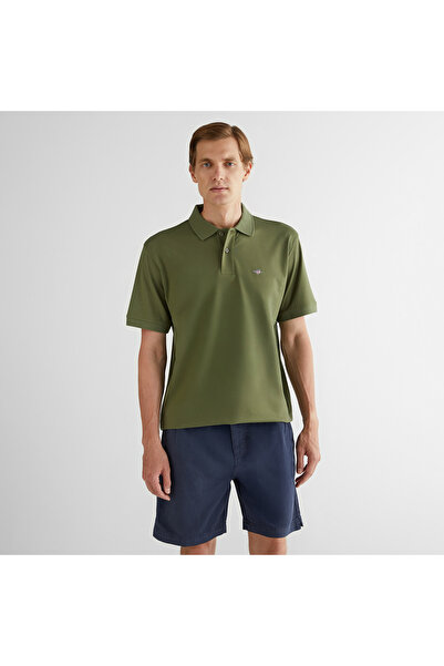 Gant Erkek Yeşil Relaxed Fit Polo