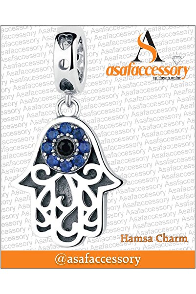 asaf Fatma ananın eli charm | hamsa charm | gümüş kaplama