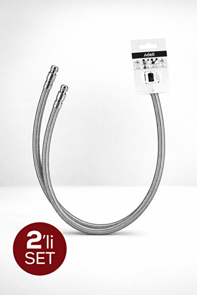 Adell 2’li Set Batarya Su Bağlantı Flexi G3/8 Dişi – G3/8 Erkek 40 cm