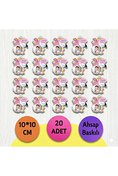 wonderlike Leylek Tasarımlı Magnet 20 Adet
