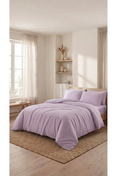 kesenegore Σετ Παπλωματοθήκη Διπλής Κρεβατοκάμαρας 4 τεμαχίων από Βαμβακερό Ύ...