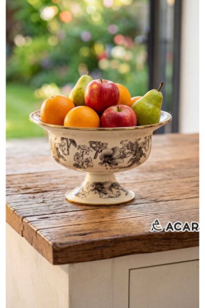 ACAR Scottish garden enamel large fruit bowl 28 cm