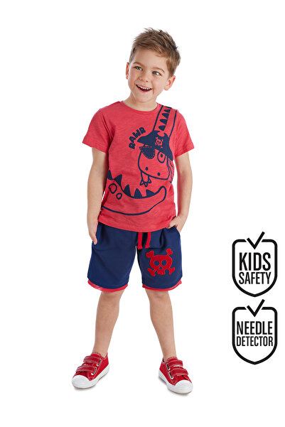 Denokids Pirate Dino Boy's T-shirt Shorts Set