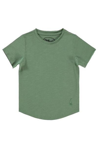Civil Boys Αγορικό T-Shirt 2-5 Years Light Khaki