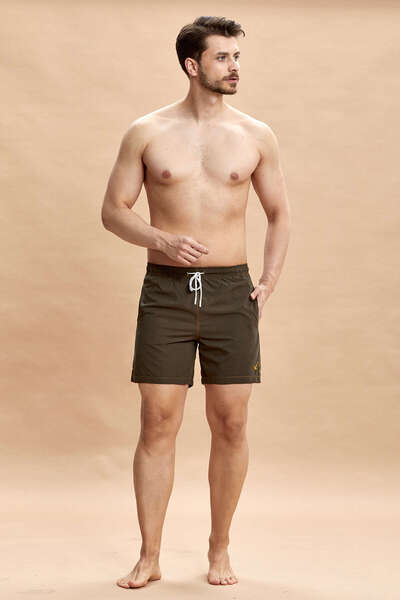 SMILE Galeus Khaki Swim Shorts