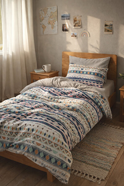 MyStory Home Σετ Παπλωματοθήκη Μονή με Ελαστικά Σεντόνια Diamente