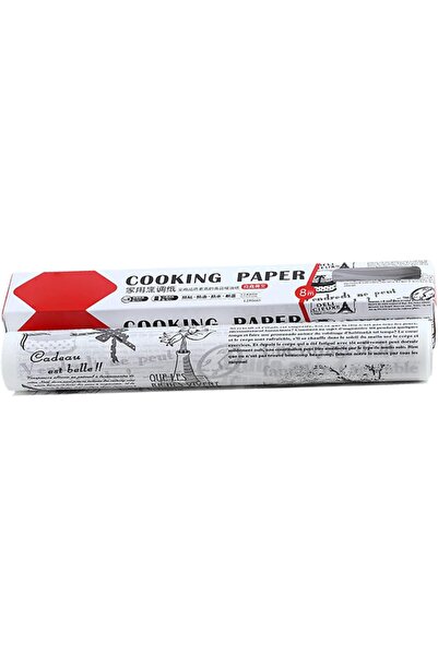 Arabest 8-Meter Silicone Coated Parchment Paper Roll, Non-Stick Baking Mat Ai...