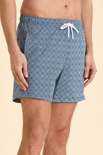 SMILE Marvin Navy Blue Swim Shorts