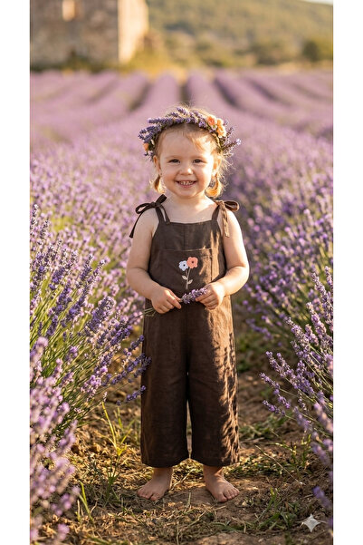 Cici Baby CUMİNO-3728 KAHVERENGİ KIZ TULUM