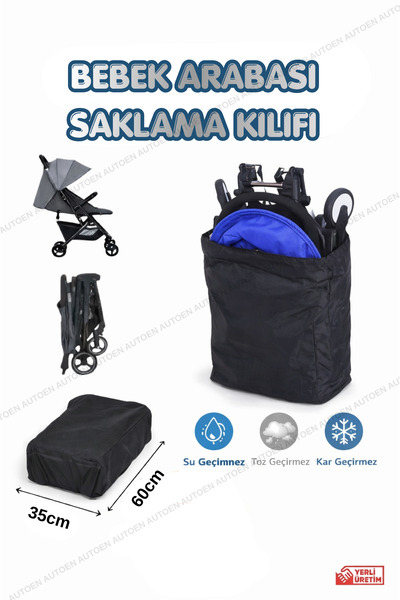 AutoEN KATLANIR BEBEK ARABASI TAŞIMA KILIFI SU GEÇİRMEZ