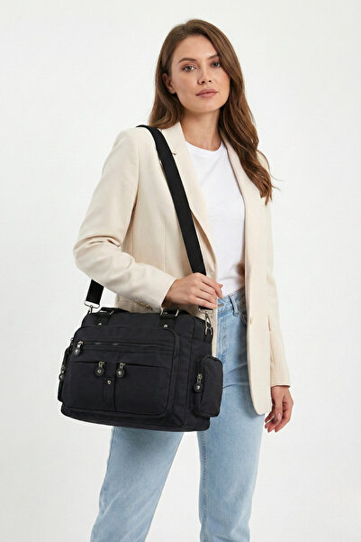 By Hakan Tk-10 Black Clinker Bag - Τσάντα ώμου και ώμου πολλαπλών τμημάτων