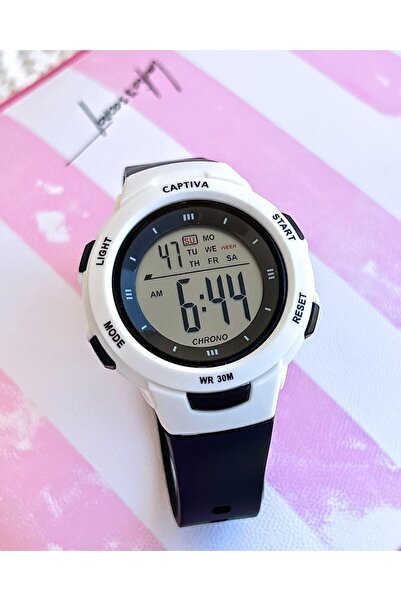 Digital 30 Mt Waterproof Alarm-chronometer-calendar-lit Sports Wrist Watch for Kids