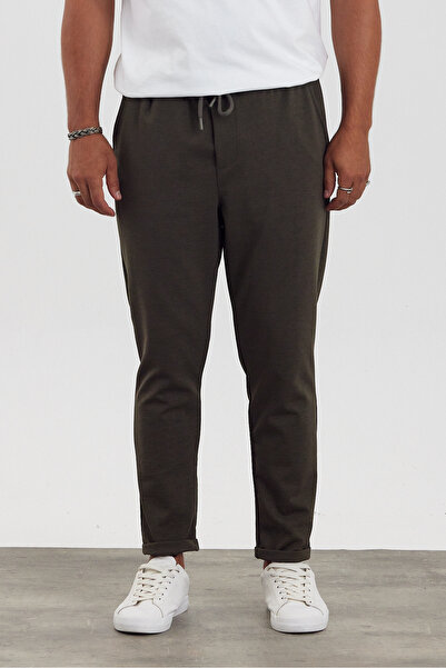 MADZEYMODA Νέα σεζόν Ανδρικό παντελόνι Boyfriend Jacquard με διπλό πόδι Lycra...