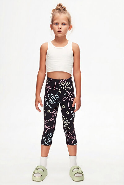 LOVETTI Hey Dude Leggings cu model pentru fete Capri