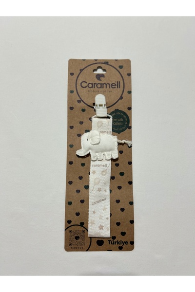 Caramell Emzik Askısı FİL Figürlü Yenidoğan Bebekler Ve 0-24 Ay Için Uyumlu B...