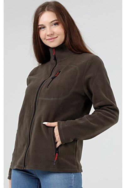 GENIUS STORE Store Women's Fleece Full Zipper Outdoor 3 Pocket Sports Fleece ...