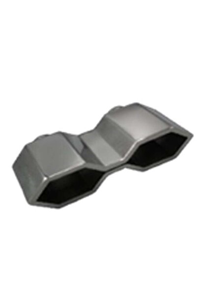 AksoyTuning Ford Focus Uyumlu Yedek Parça CT Krom Egzoz Ucu Çift Çıkış 200-012