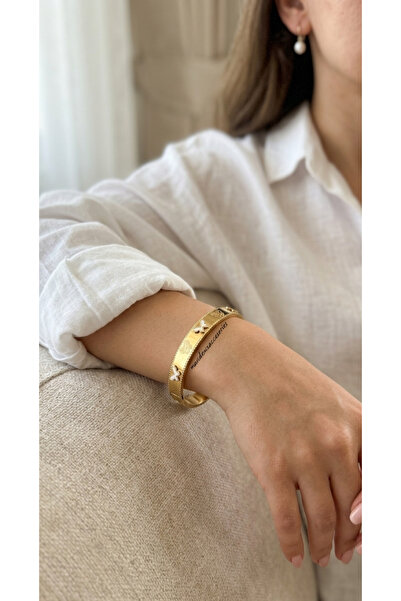 m mavi deniz accesories سوار معصم فولاذي بمشبك على شكل فراشة، سوار معصم فولاذ...