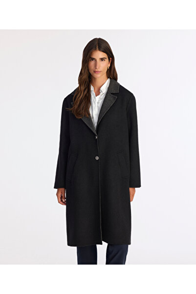 Yargıcı Regular Kırlangıç Yaka Uzun Kol Palto