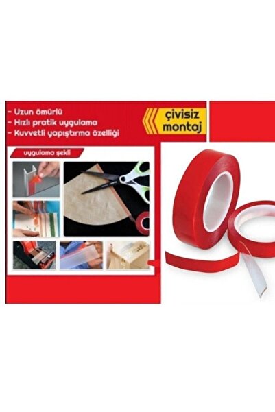 Genel Markalar 2 Metre 2 Cm Çok Amaçlı Çift Taraflı Bant