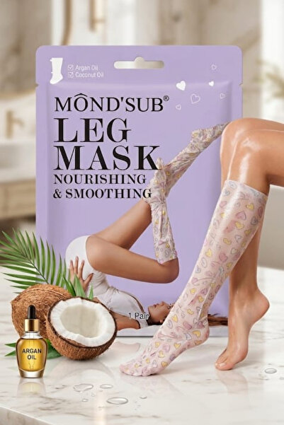 MondSub Argan & Hindistan Cevizi Yağlı Besleyici Bacak ve Ayak Maskesi – 1 Çift