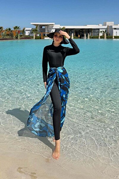 Hazamoda Εφάλ Τριπλό Μαγιό Ναυτικό Μπλε