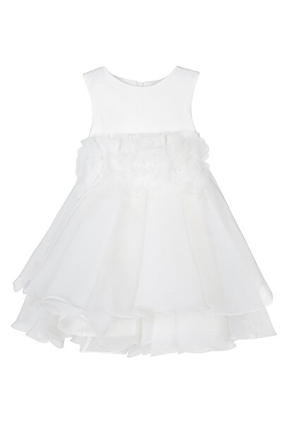 Civil Girls Βραδινό φόρεμα για κορίτσια 2-5 ετών - Εκρού