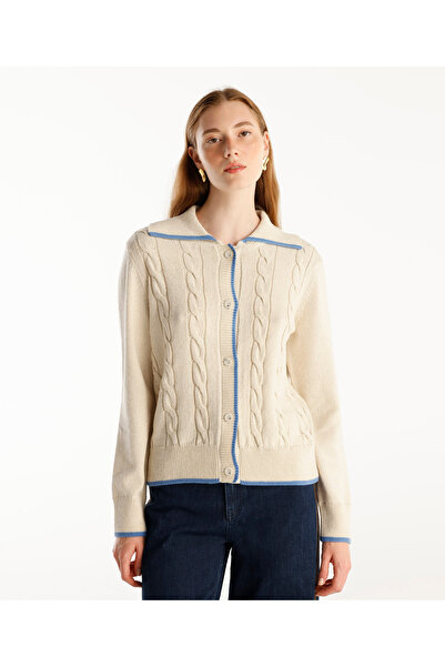 Yargıcı Shirt Collar Cardigan