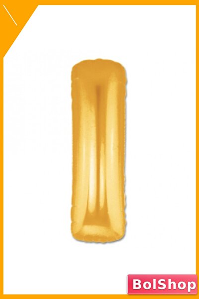 Generic Brand I Letter Foil Balloon Gold Color 40 inch