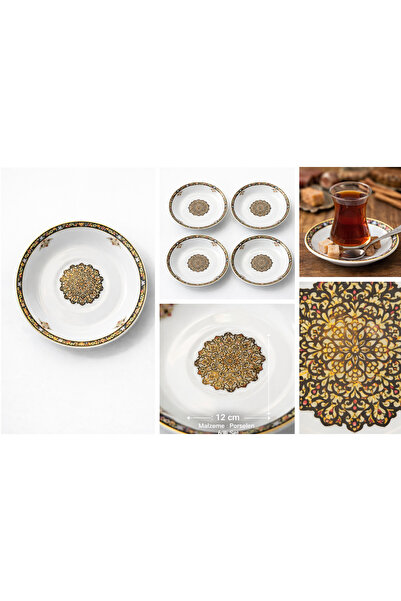 pards OSMANLI DESENLİ ÇAY TABAĞI 6’LI SET