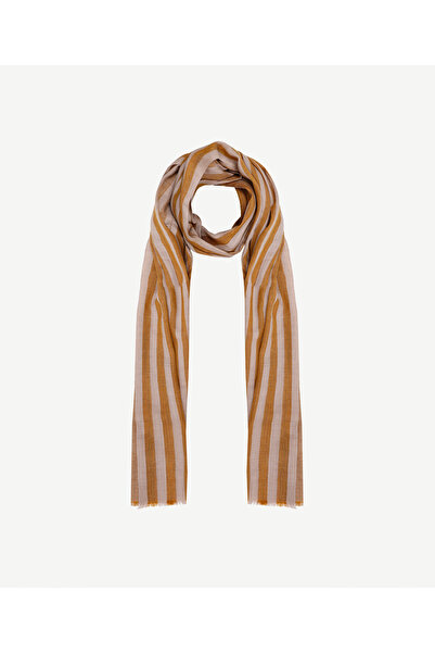 Yargıcı Çizgili Yün Şal