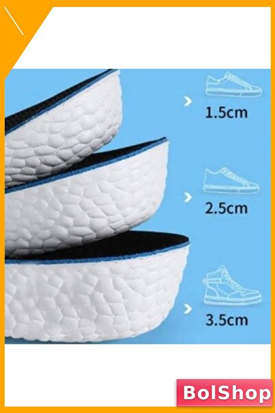 BolShop Ayakkabı İçi Gizli Yükseklik Artırıcı Tabanlık 3.5 cm