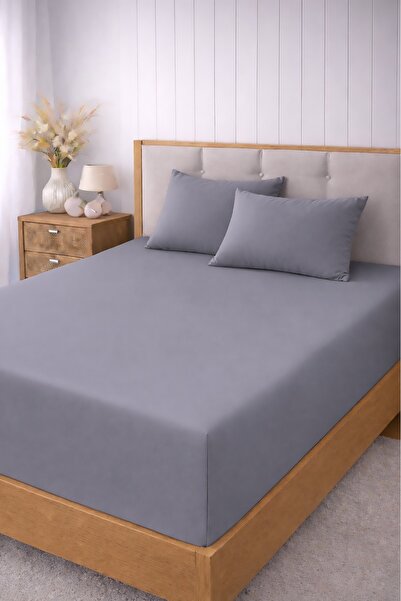 ROSERA HOME إطار مطاطي CA ملاءة سرير ETI للاستخدام الفردي، لون أنثراسايت