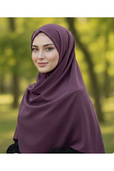 FRESCO SCARFS Μεσαίο μεταξωτό μαντήλι χιτζάμπ Μενάντα 120x120 Ροζ