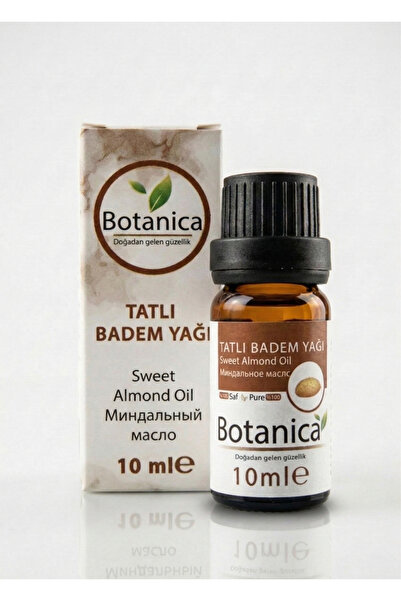 botanica زيت اللوز الحلو النقي (زيت اللوز الحلو) 10 مل - طبيعي 100% ومعصور عل...
