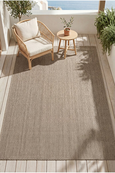 venucci home & living Larin Modern Sisal Jüt Toz Vermez Balkon Bahçe Mutfak K...