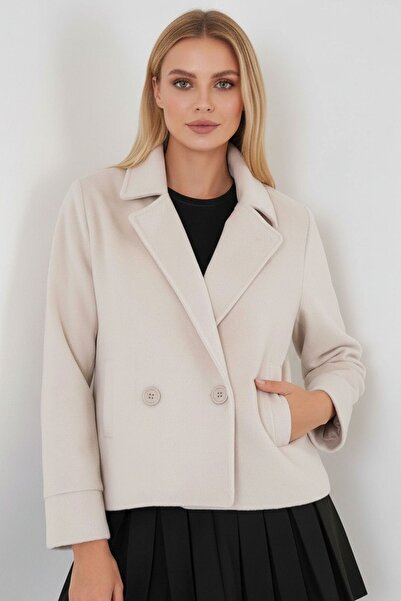 Hiccup سترة BDART ذات ياقة بأزرار على الجهتين ذات ملمس مميز