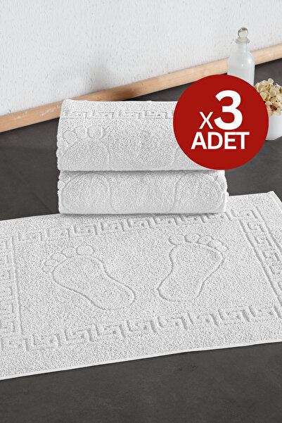 DNZGÜLCAN Σετ 3 πετσετών ποδιών |   Χαλάκι μπάνιου |   Πετσέτα Ποδιών Ξενοδοχ...