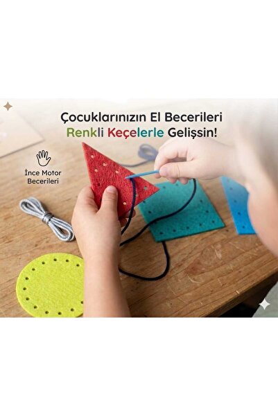 KESKİN NAKIŞ Keçe Eğitici Dikiş Seti