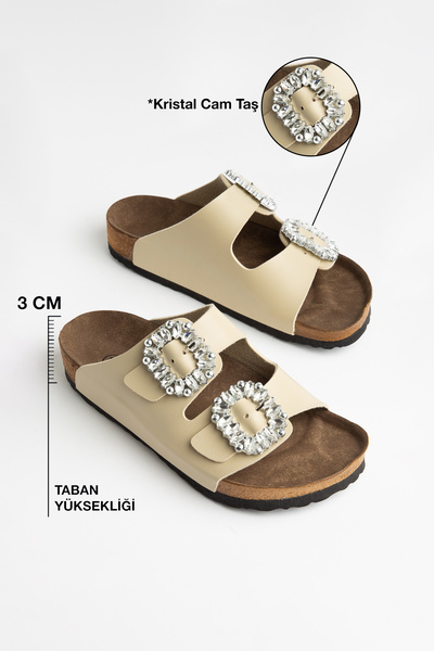 romamod παντόφλες Ορθοπεδική σόλα Πλήρους εφαρμογής Υλικό δέρματος με ΠΕΤΡΙΝΗ...