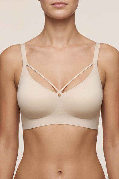 C&City Σουτιέν χωρίς μπανέλες, χωρίς ραφές, με επένδυση κοπής με λέιζερ CC426...